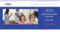 Desktop Screenshot of hudsonfamilylaw.com
